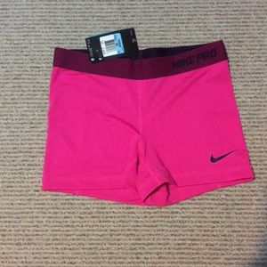 NWT! Nike pro shorts